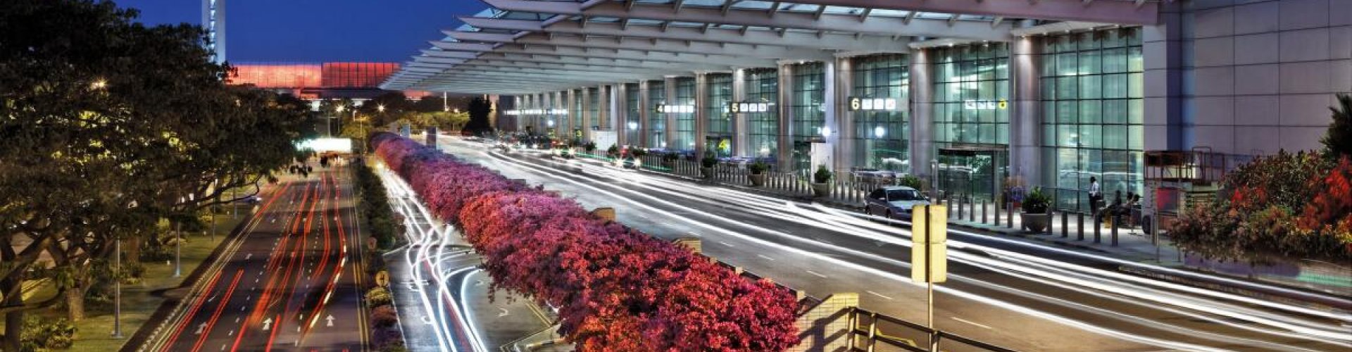 Arrivals hall at Changi Intl Airport, SG
