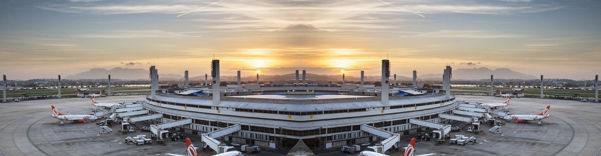 Sunset view near Rio de Janeiro Airport hotels