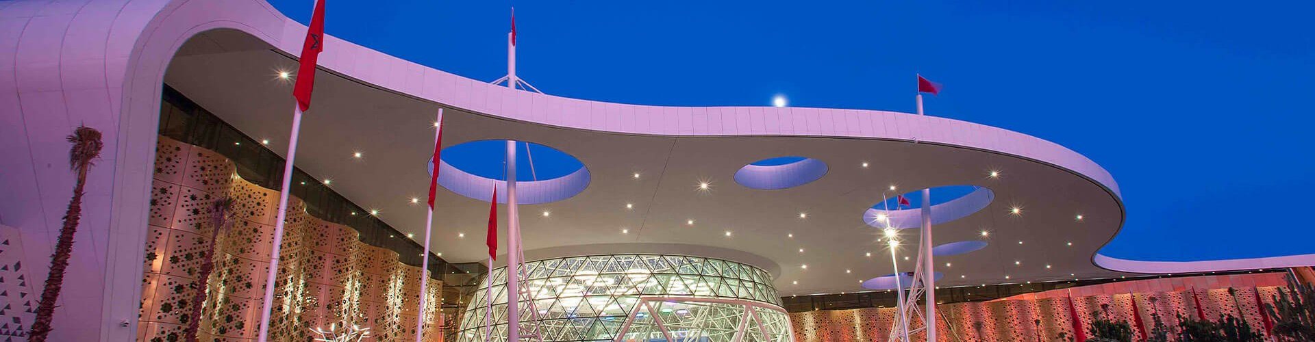 Arrivals hall at Menara Airport, MA