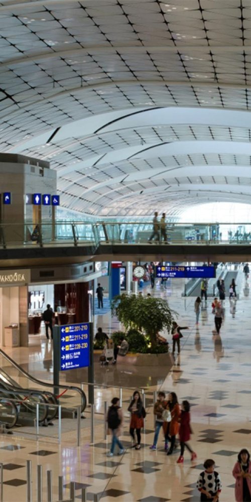 Hotel shuttle bus near Hong Kong Intl Airport