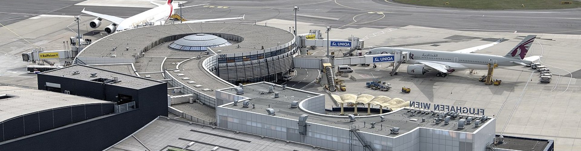 Arrivals hall at Vienna Schwechat Airport, AT