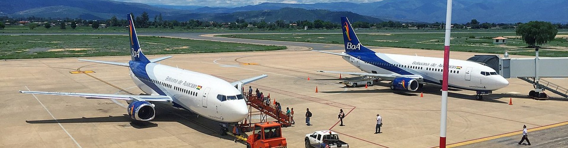 Panoramic View Near Jorge Wilstermann Intl Airport, BO