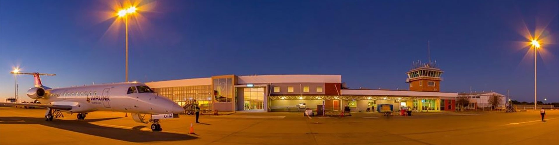 Kimberley Airport sunset view