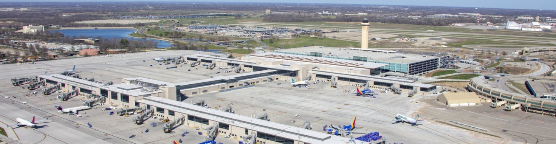 Kansas City Intl Airport nearby hotel view
