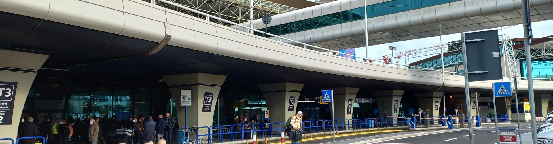 Arrivals hall at Leonardo Da Vinci - Fiumicino Airport, IT