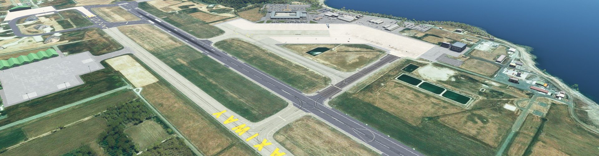 Sunset view near Paphos International Airport, CY