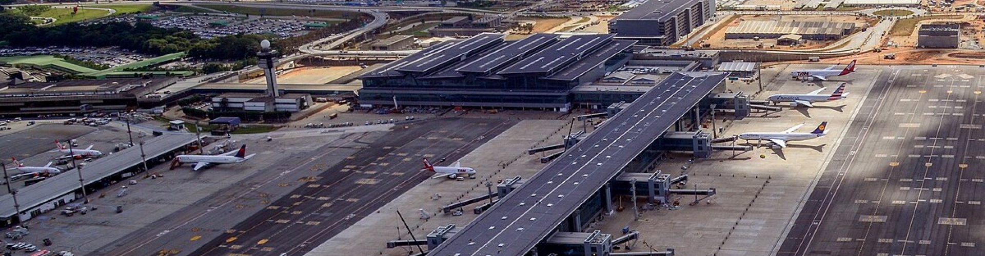 Arrivals hall at Guarulhos Airport, BR