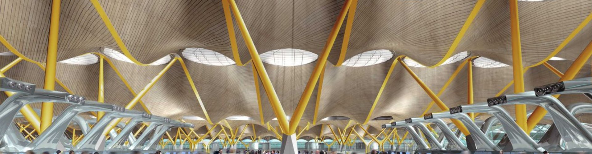 Arrivals hall at Barajas Airport, ES