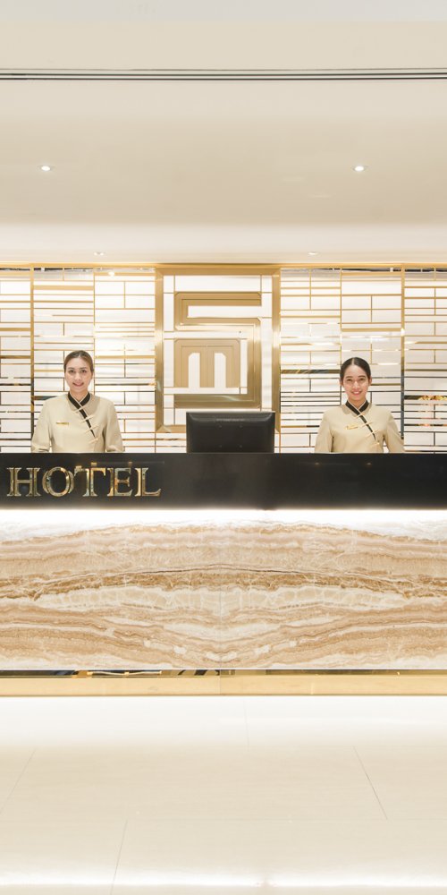 Hotel shuttle service vehicle near Bangkok Intl Airport