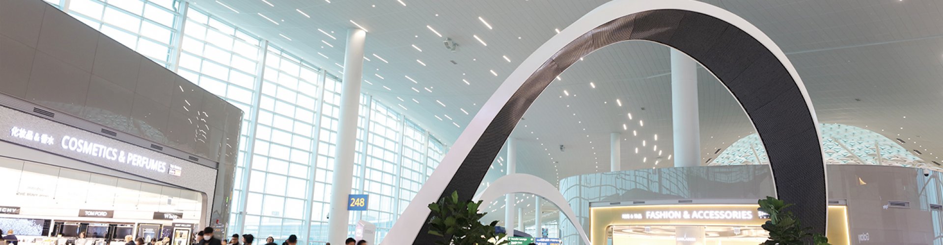 Evening view near Incheon Airport hotel