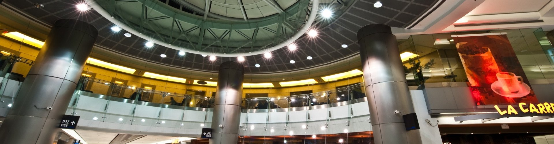 Arrivals hall at Miami Airport, FL, US