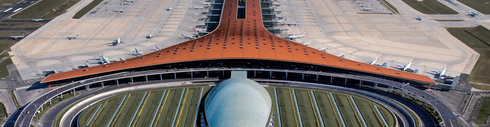 Arrivals hall at Beijing Capital Airport, CN