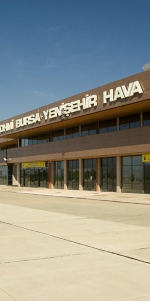 Transport options at Yenisehir Airport, TR